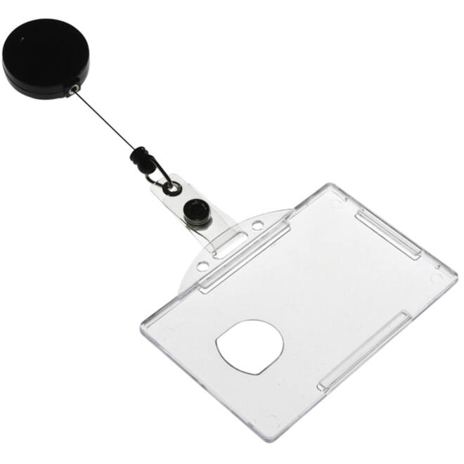 Pashouder Europel open met afroller 54x85mm