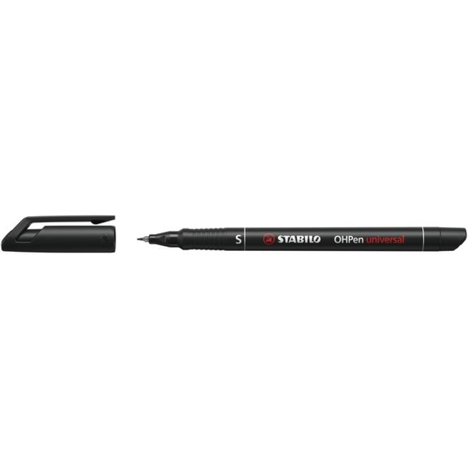 Viltstift STABILO OHpen 841/46 permanent rond superfijn zwart