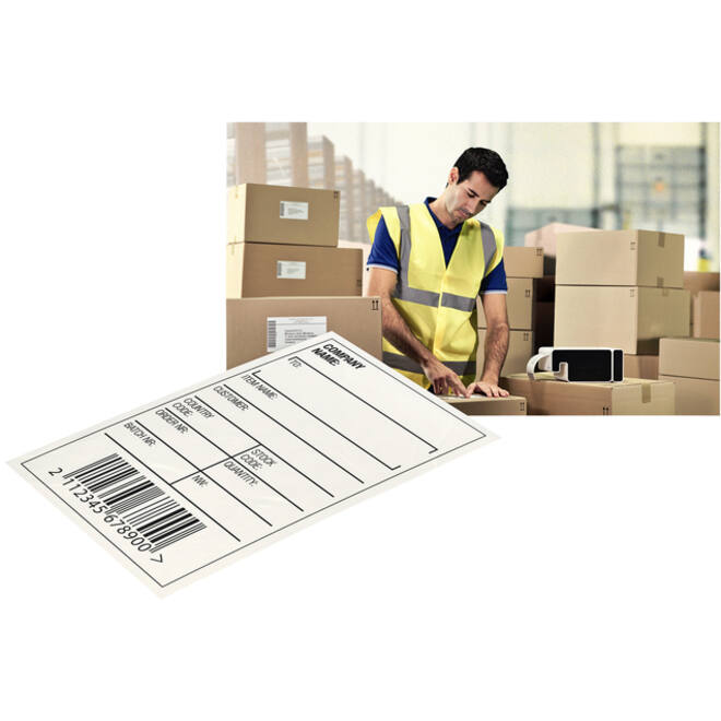 Etiket Leitz icon labelprint papier 61mmx22m wit