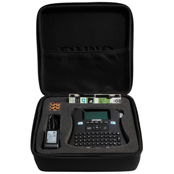 Labelprinter Dymo LabelManager 210D+ draagbaar qwerty 12mm zwart in koffer