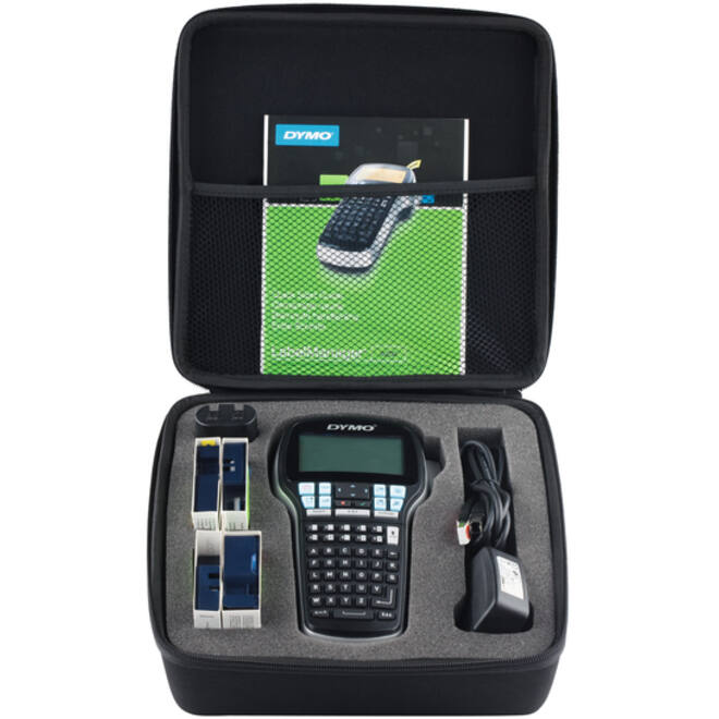 Labelprinter Dymo LabelManager 420P draagbaar abc 19mm zwart in koffer