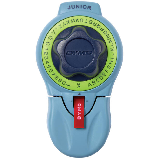 Lettertang Dymo Junior embossing blauw