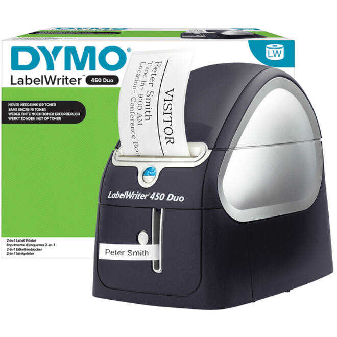Labelprinter Dymo LabelWriter 450 Duo desktop zwart