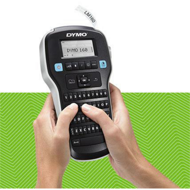 Labelprinter Dymo LabelManager 160 draagbaar azerty 12mm zwart