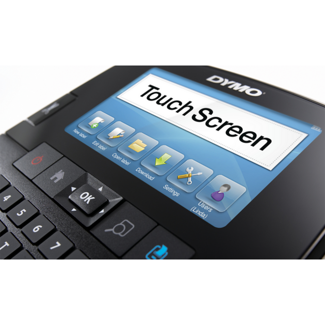 Labelprinter Dymo LabelManager 500TS draagbaar azerty 24mm zwart