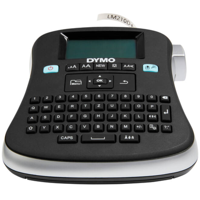 Labelprinter Dymo LabelManager 210D+ draagbaar qwerty 12mm zwart