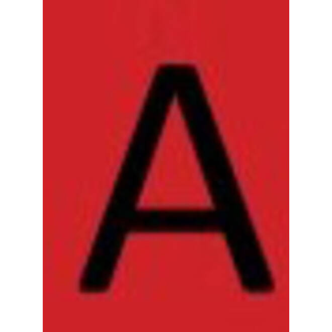 Labeltape Dymo LabelManager D1 polyester 9mm zwart op rood