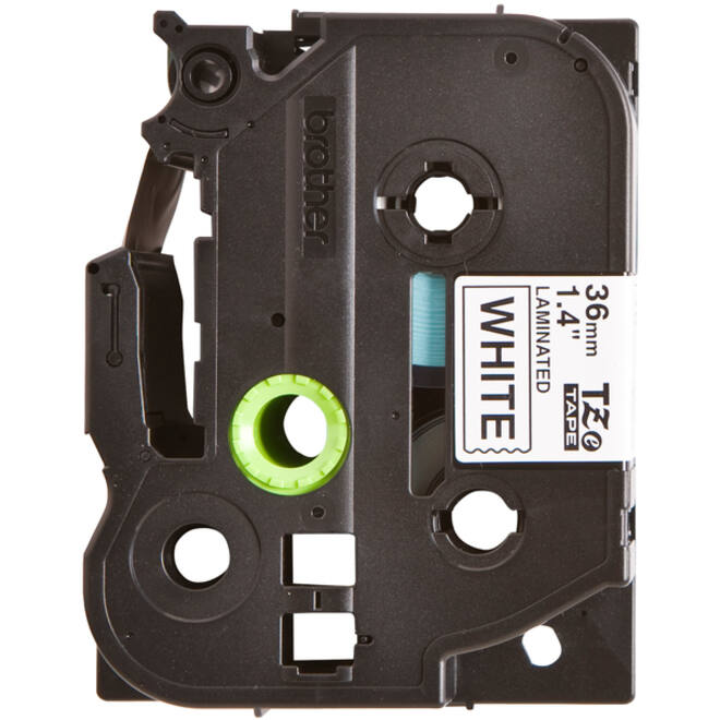 Labeltape Brother P-touch TZE-261 36mm zwart op wit