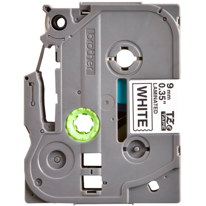 Labeltape Brother P-touch TZE-221 9mm zwart op wit