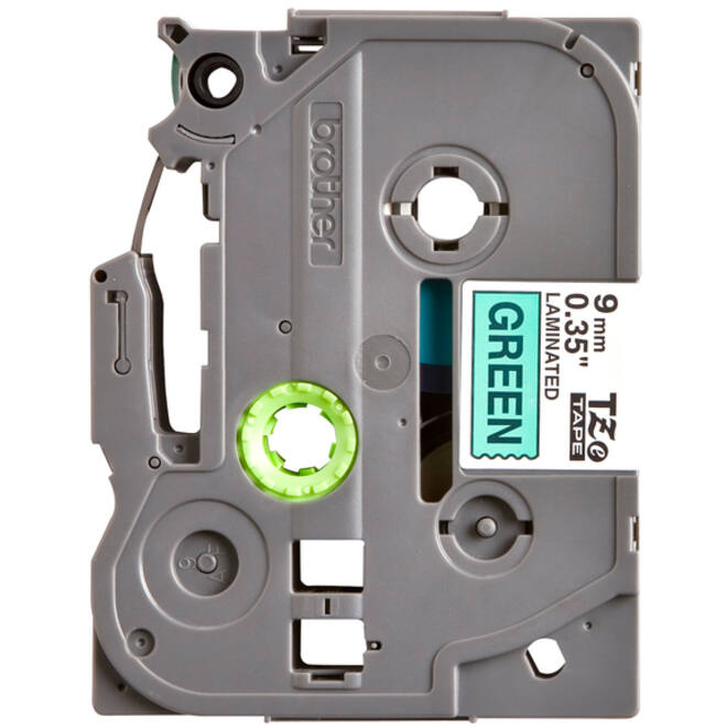 Labeltape Brother P-touch TZE-721 9mm zwart op groen