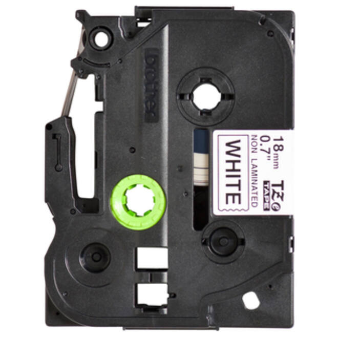 Labeltape Brother P-touch TZE-N241 18mm zwart op wit