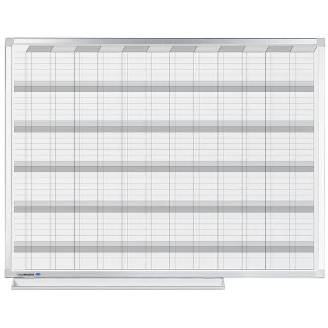 Planbord Legamaster professional jaarplanner hor 90x120cm