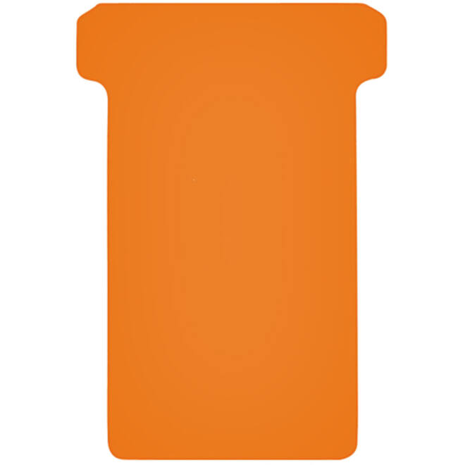 T-kaart Djois formaat 2 48mm oranje 100 stuks