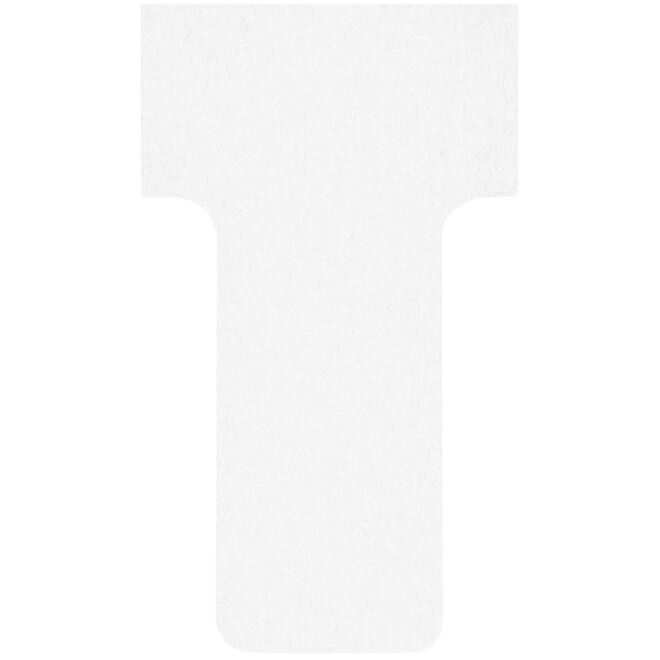 Planbord T-kaart Nobo nr 1 16mm wit 100 stuks