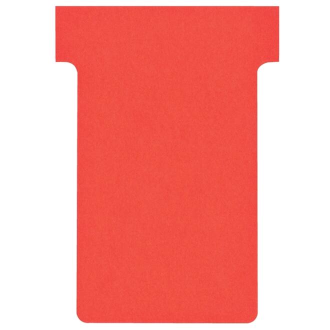 T-kaart Nobo nr.2 48mm rood 100 stuks
