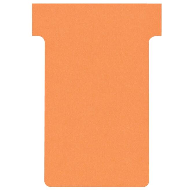 T-kaart Nobo nr.2 48mm oranje 100 stuks