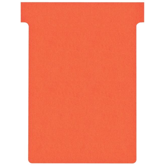T-kaart Nobo nr.3 80mm rood 100 stuks
