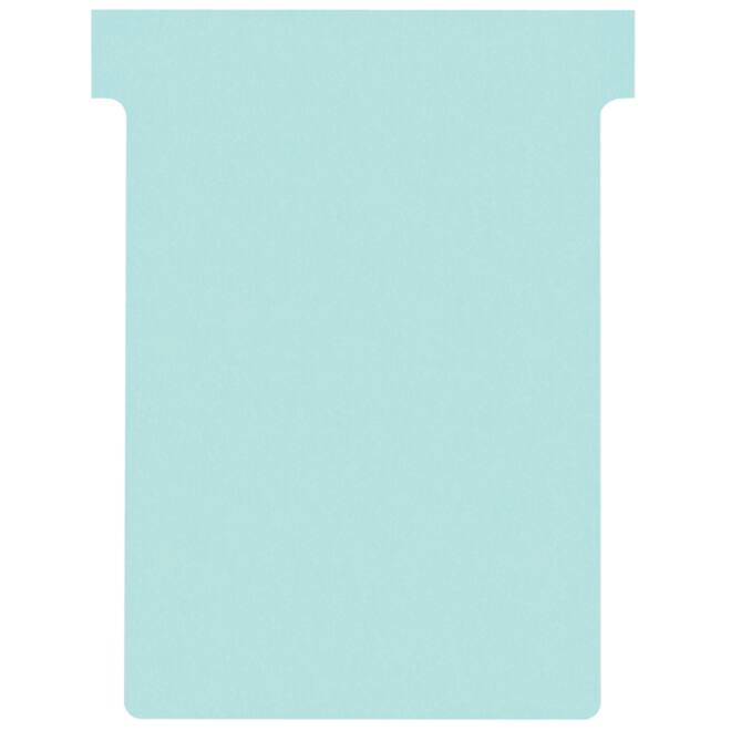 T-kaart Nobo nr.3 80mm blauw 100 stuks