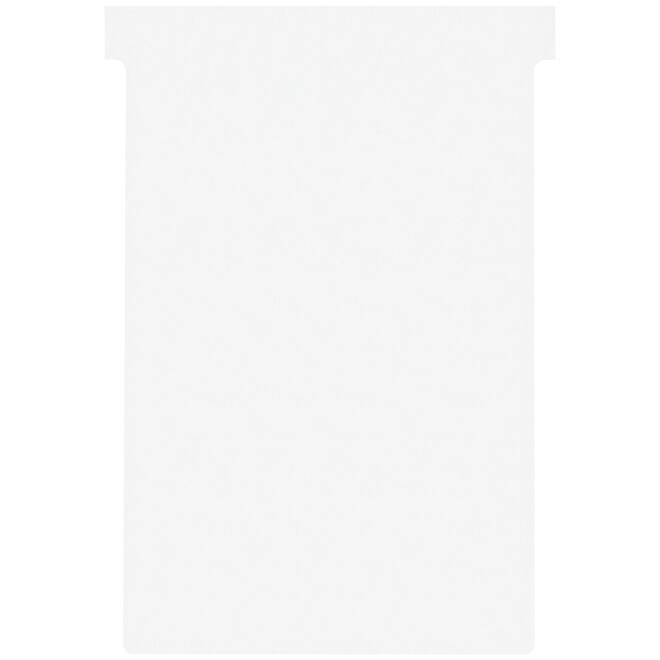 T-kaart Nobo nr.4 112mm wit 100 stuks