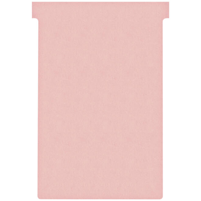 Planbord T-kaart Nobo nr 4 112mm roze 100 stuks