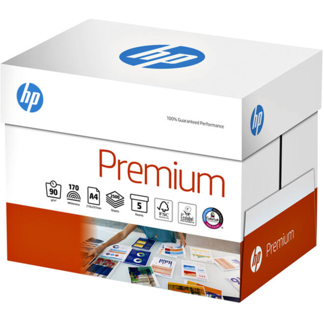 Kopieerpapier HP Premium A4 90gr wit 500vel