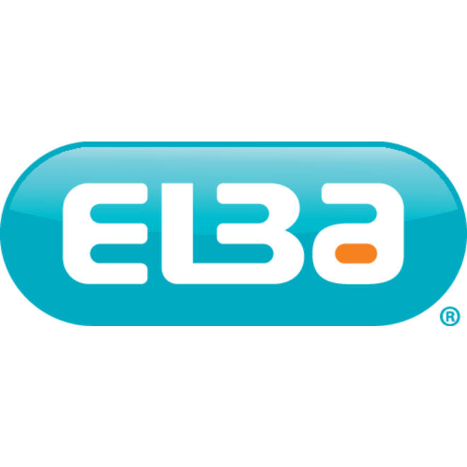 Rugetiket Elba 2021 geel met zwarte opdruk