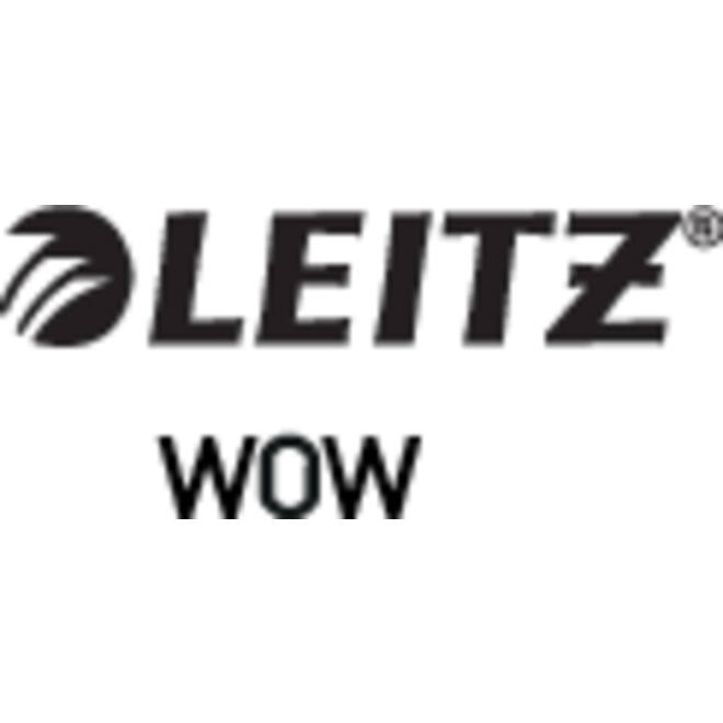 Ordner Leitz WOW active 180° 80mm PP A4 ijsblauw