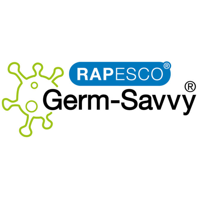 Klembordmap Rapesco Germ-Savvy antibacterieel A4 zwart