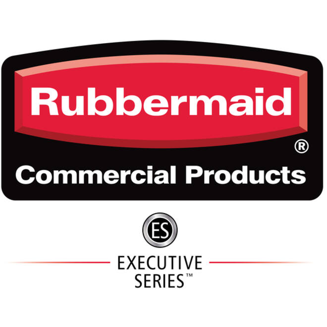 Handveger Rubbermaid Executive Lobby Broom met lange steel zwart