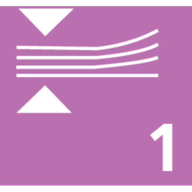 Vloersticker Durable kader voor A4 documenten verwijderbaar geel 10 stuks
