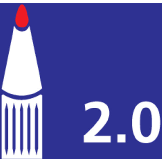 Viltstift PILOT Super Color lakmarker medium zilver