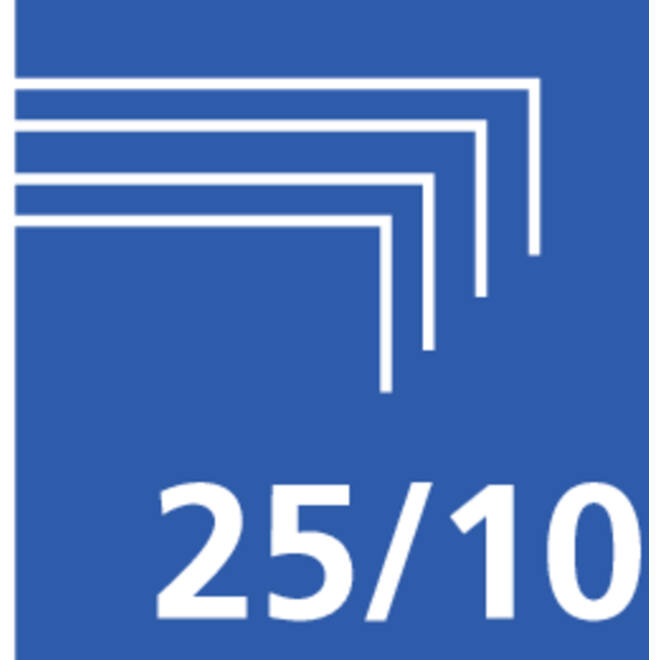 Nieten Leitz 25/10 verzinkt 1000 stuks