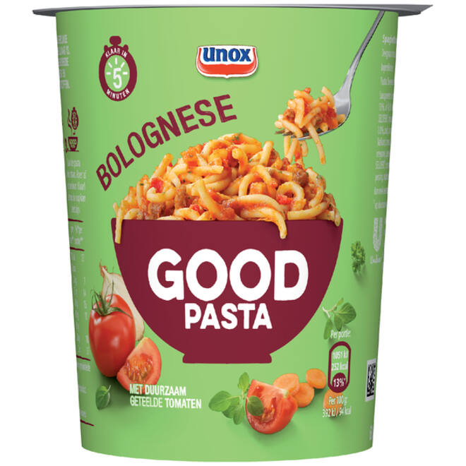 Good Pasta Unox spaghetti bolognese cup