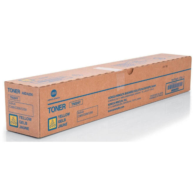 Tonercartridge Konica Minolta A8DA250 TN-324Y geel