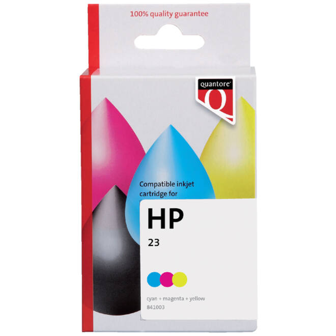 Inktcartridge Quantore alternatief tbv HP C1823D 23 kleur