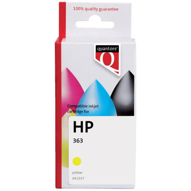Inktcartridge Quantore alternatief tbv HP C8773EE 363 geel