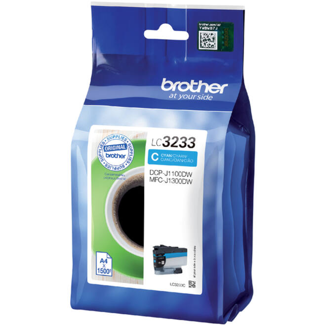 Inktcartridge Brother LC-3233C blauw