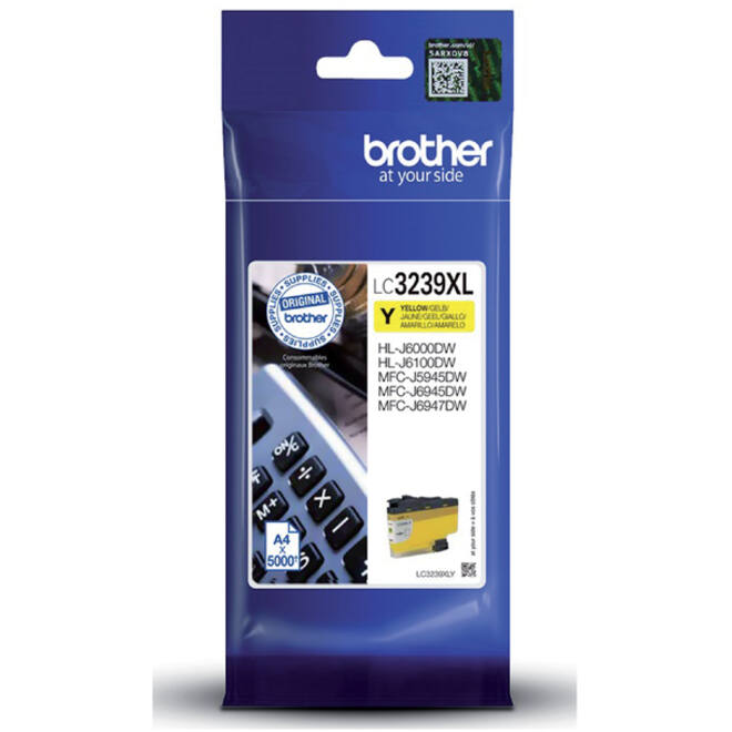 Inktcartridge Brother LC-3239XLY geel
