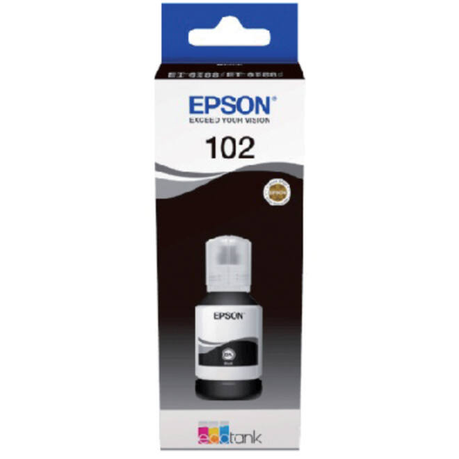 Navulinkt Epson 102 T03R1 zwart
