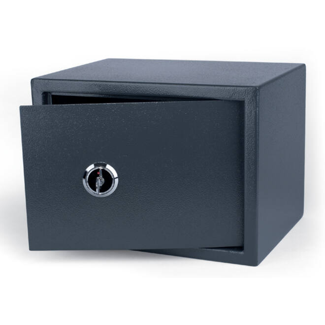 Kluis Pavo met stersleutel 350x250x250mm donkergrijs