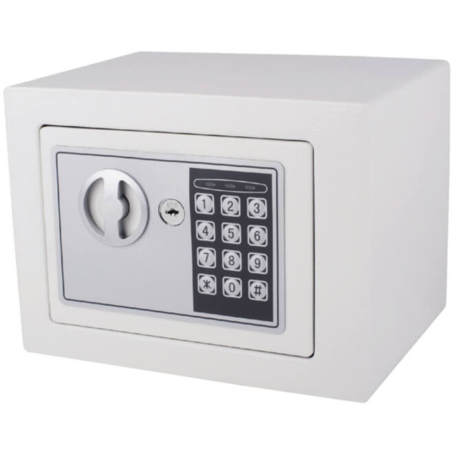 Kluis Pavo mini elektronisch 230x170x170mm wit