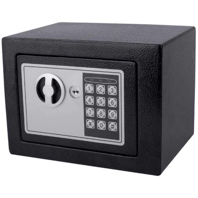 Kluis Pavo mini elektronisch 230x170x170mm zwart