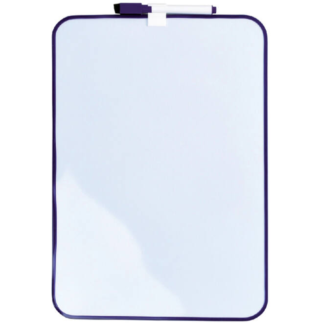 Whiteboard Desq 24x34cm + marker paars profiel