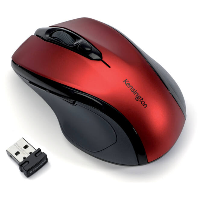 Muis Kensington Pro Fit draadloos rood