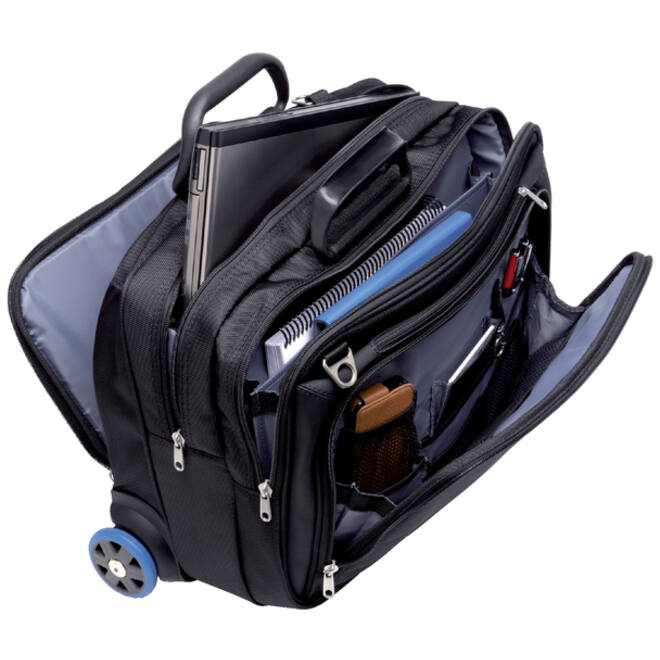 Laptoptas Trolley Kensington Contour 17" zwart