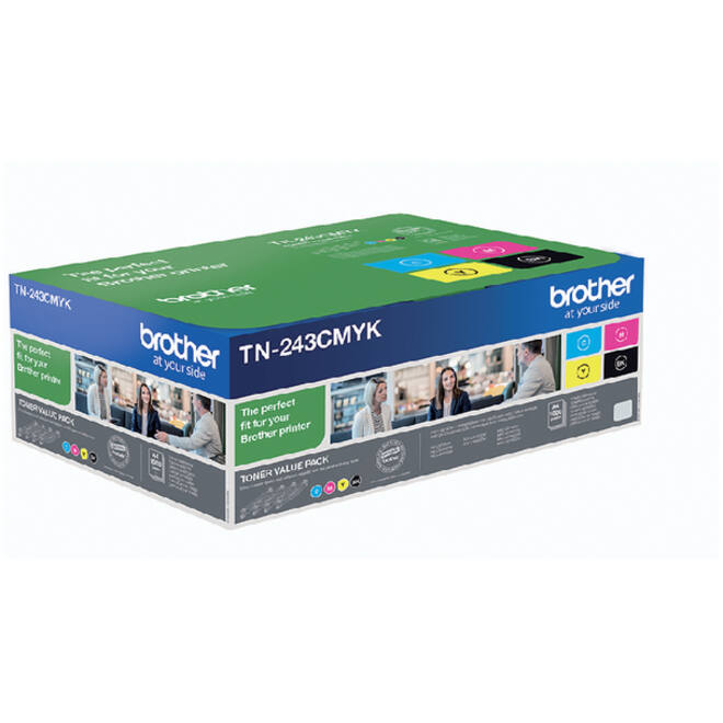 Toner Brother TN-243 zwart + 3 kleuren