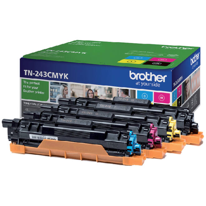 Toner Brother TN-243 zwart + 3 kleuren