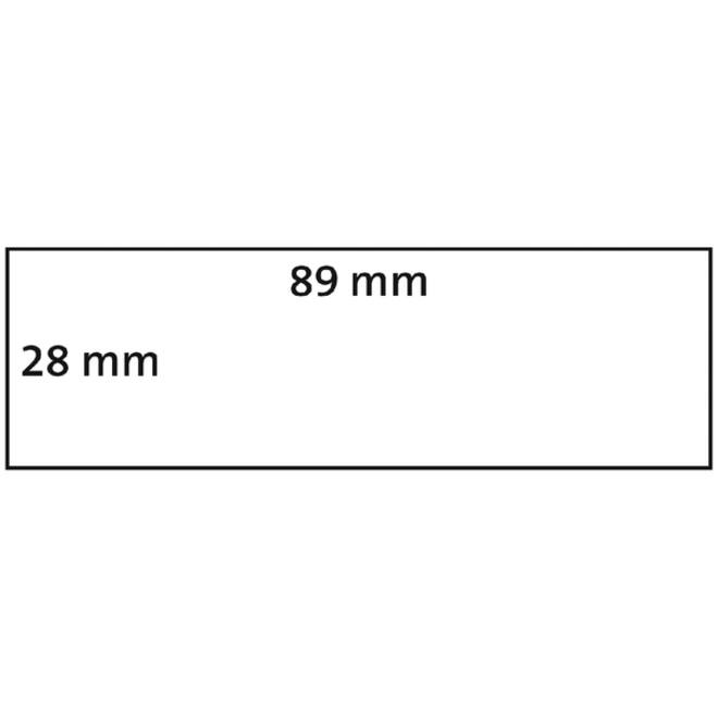 Etiket Dymo LabelWriter adressering 28x89mm 24 rollen á 130 stuks wit