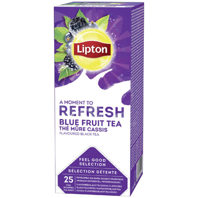 Thee Lipton Refresh blue fruit tea 25x1.5gr
