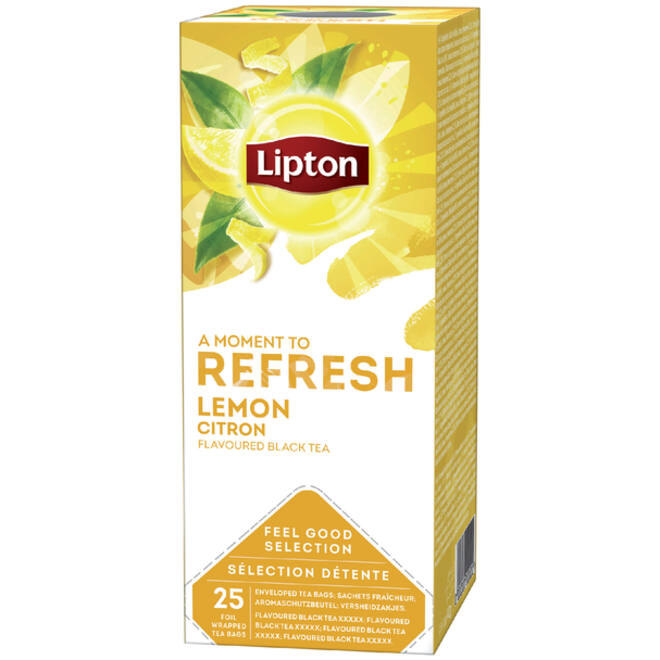 Thee Lipton Refresh lemon 25x1.5gr